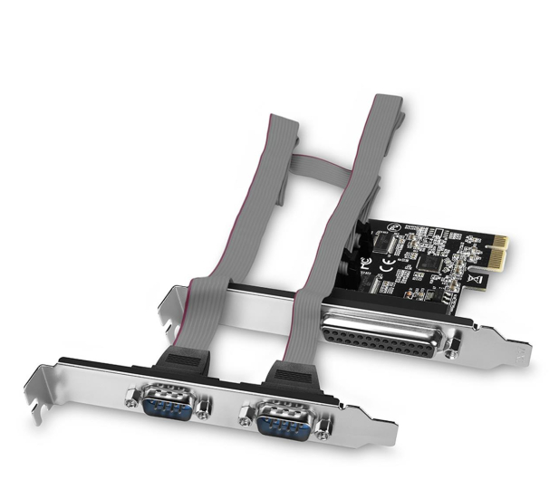 AXAGON Kontroler 1x port równoległy LPT + 2x port szeregowy RS232 - 1212031 - zdjęcie